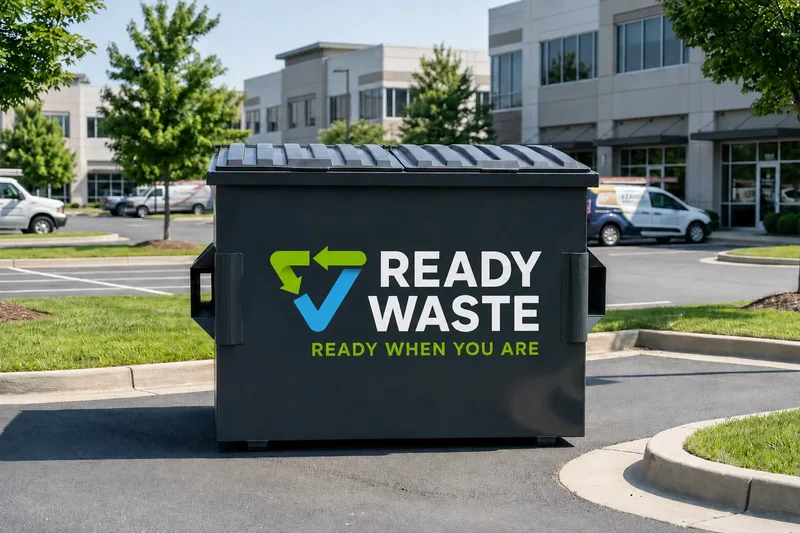 Ready Waste commercial front-load dumpster for recurring waste service